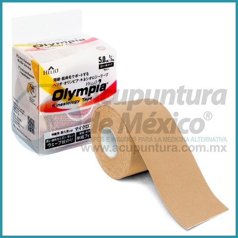 CINTA OLYMPIA KINESIOLOGIA BEIGE, PZA.