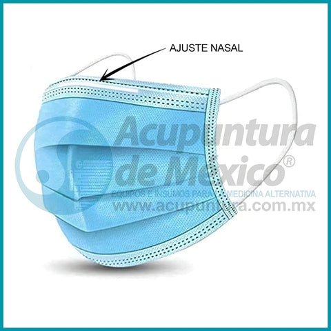 CUBREBOCA CIVIL, 50 PZAS., CON SOPORTE