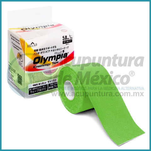 CINTA OLYMPIA KINESIOLOGIA VERDE, PZA.