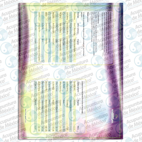 GRAF. MERIDIANOS PRINC. DE ACUP, CARTA