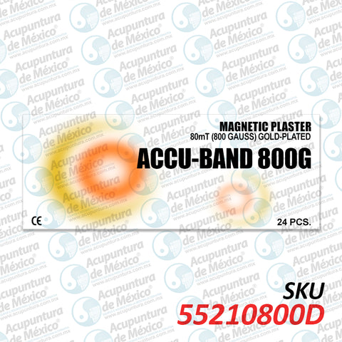MAGNETO ACCUBAND 800 GAUSS, C/24 DORADO