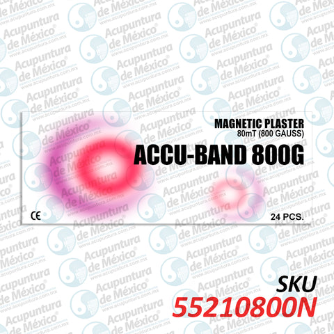 MAGNETO ACCUBAND 800 GAUSS, C/24 - NEGRO