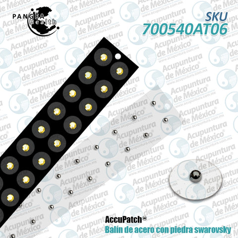 BALIN ACERO P TRANSP SWAR ORO C/20