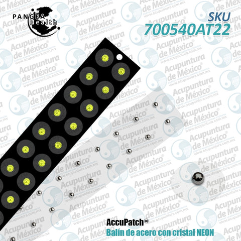 BALIN ACERO, P/TRANSP. NEON AMARILLO, C/