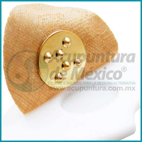 ACU-PRESORES, 6 PIN, DORADO, 15 PZS