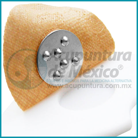 ACU-PRESORES, 6 PIN, PLATEADO, 15 PZS