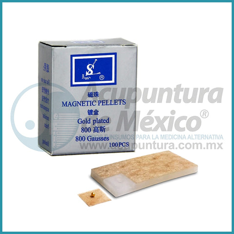 BALIN MAGNETIZADO DORADO, C/100 PZS. CAR