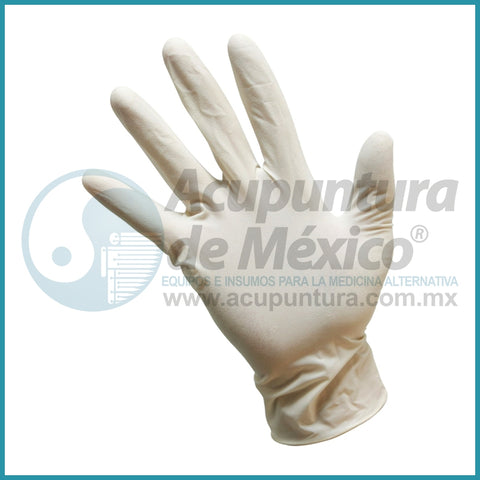 GUANTE EXPLORACION LATEX 100 PZAS, GDE