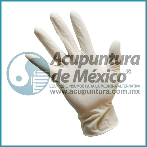 GUANTE EXPLORACION LATEX 100 PZAS, CHICO