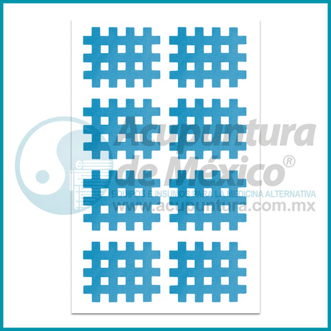 CINTA CROSS TAPE AZUL, TIRA C/8 PZA