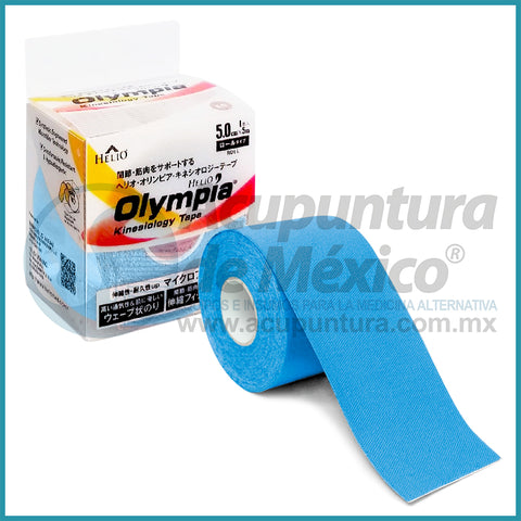 CINTA OLYMPIA KINESIOLOGIA AZUL, PZA.