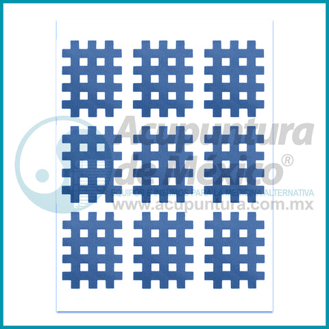 CINTA CROSS TAPE M AZUL, TIRA C/9 PZA.