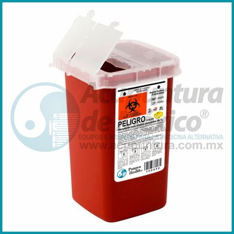 CONTENEDOR DE PUNZO-CORTANTES, 1L.
